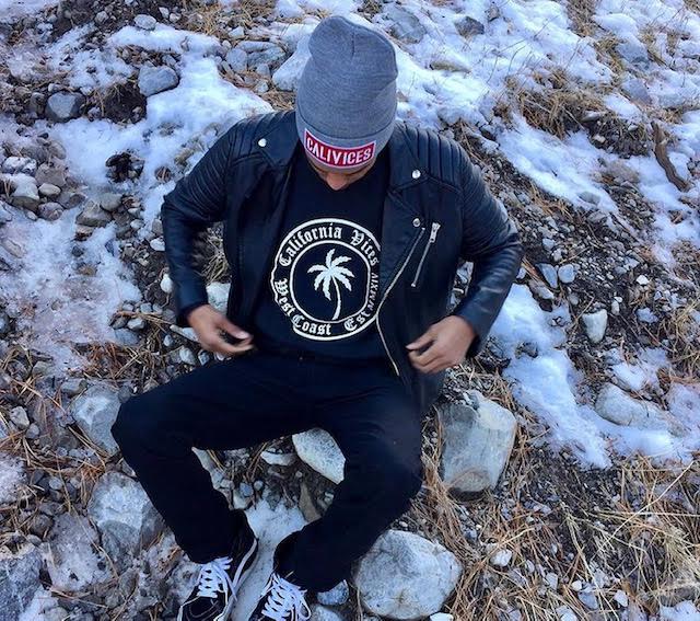 Navy Micro Box Logo Beanies