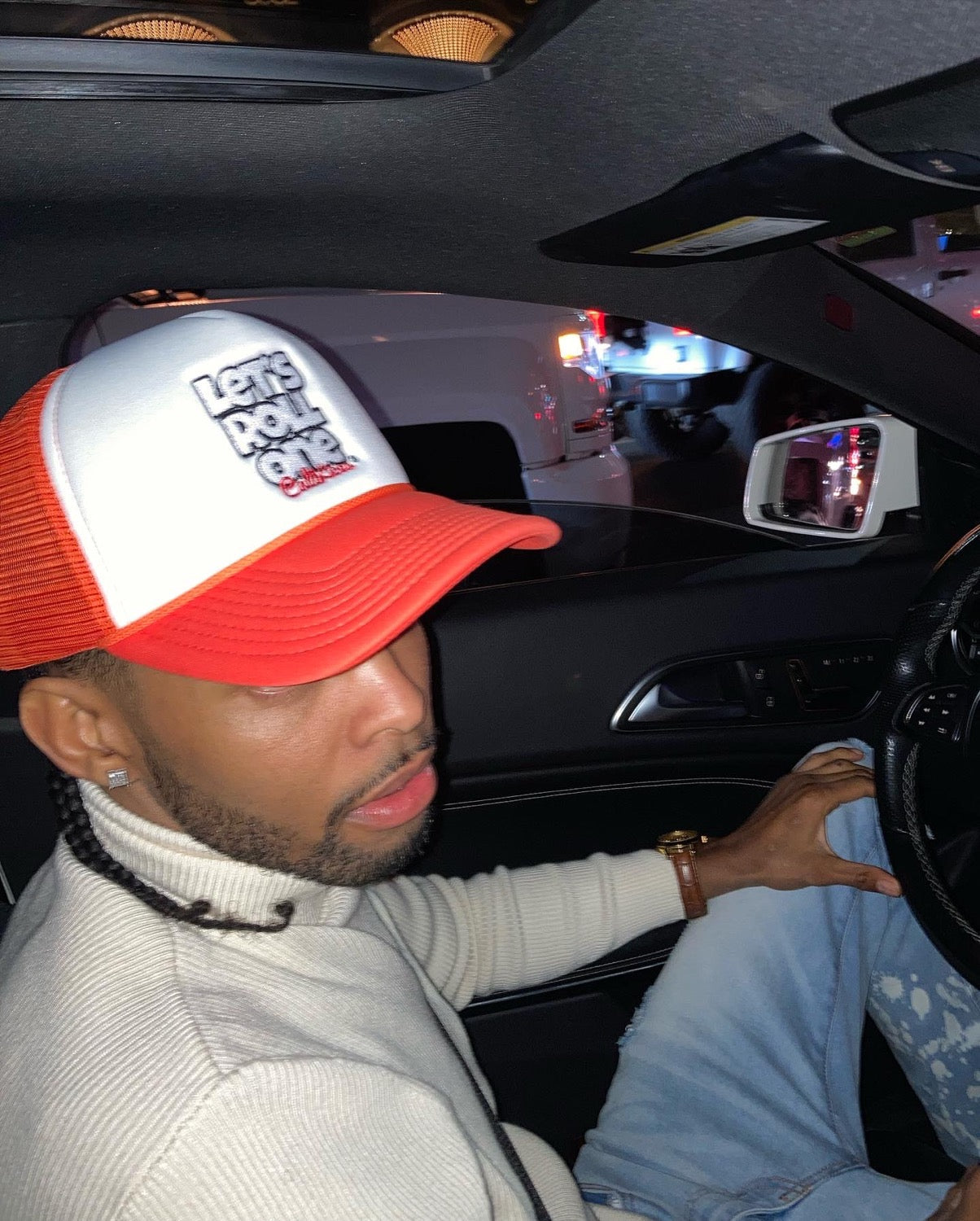 Yellow Roll One Trucker Cap