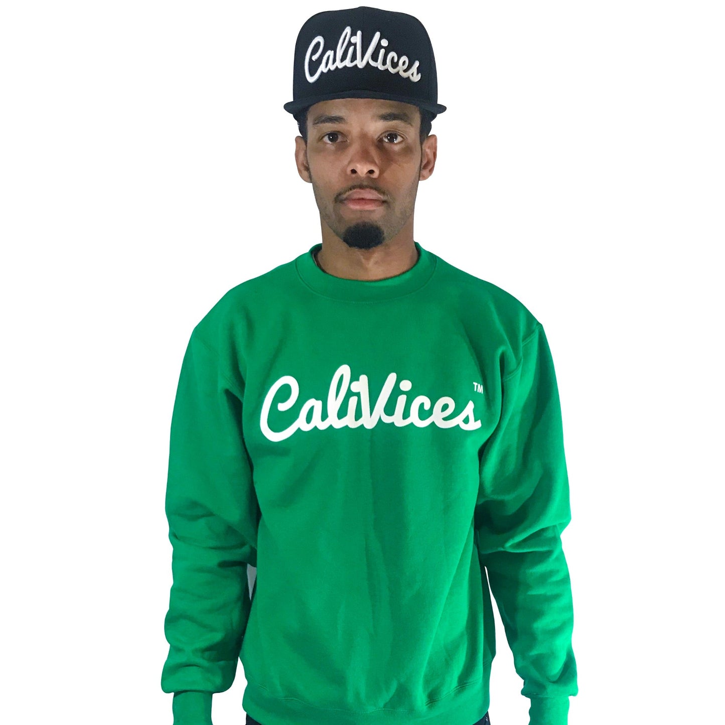 Green CLASSIC LOGO CREWNECK