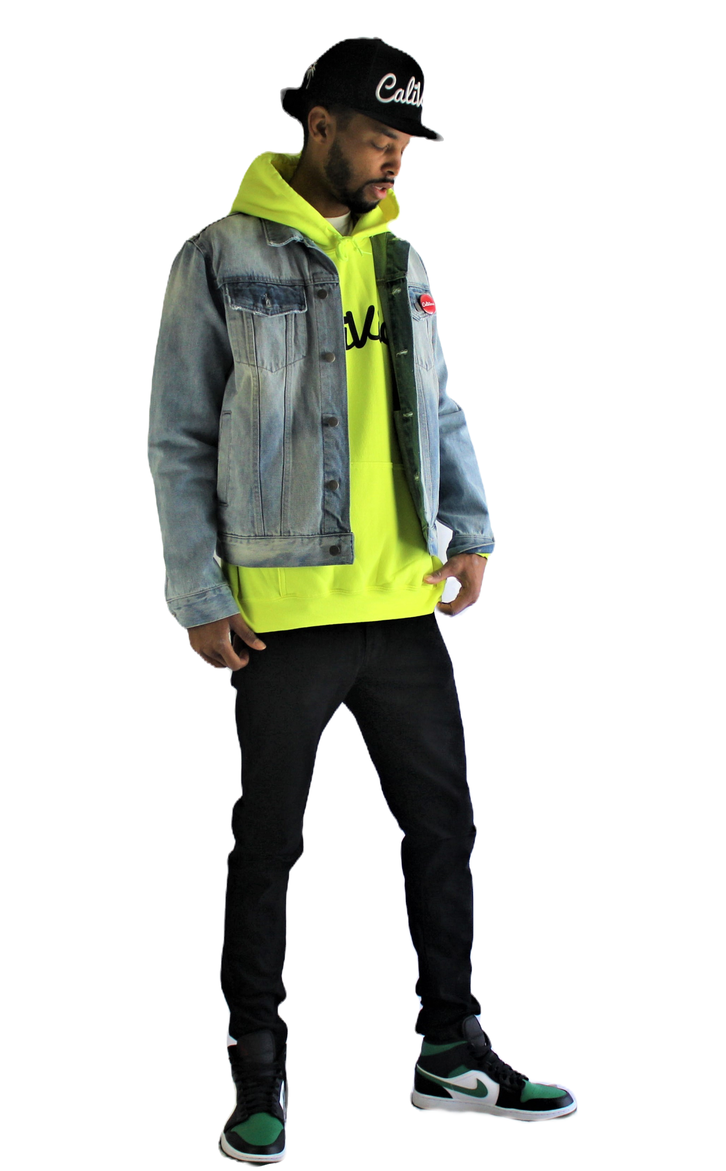 Yellow/SLIME Highlighter LOGO HOODIE