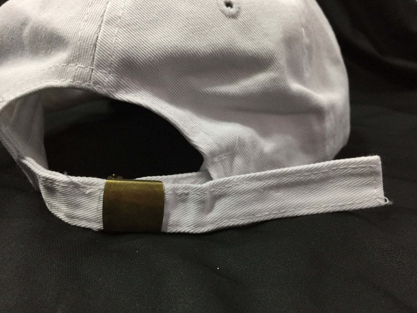 Blk Palm Tree logo Dad Cap