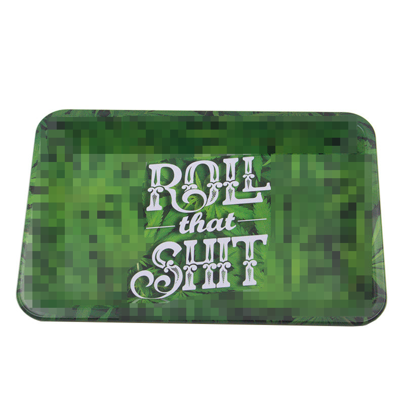 Green rolling tray