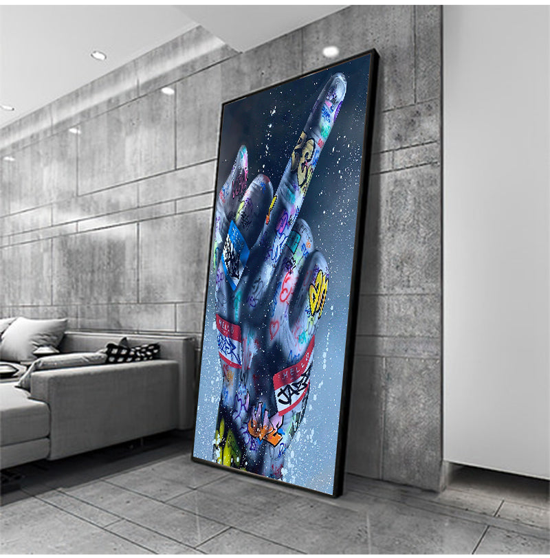 Posters And Prints Graffiti Art Paintings On The Wall Art Canvas Pictures