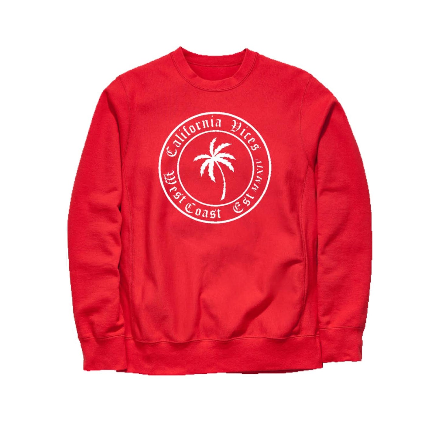 Red Palm Sweater