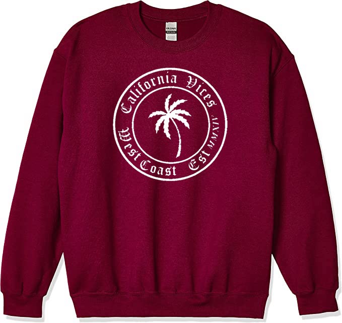 Navy Palm Sweater