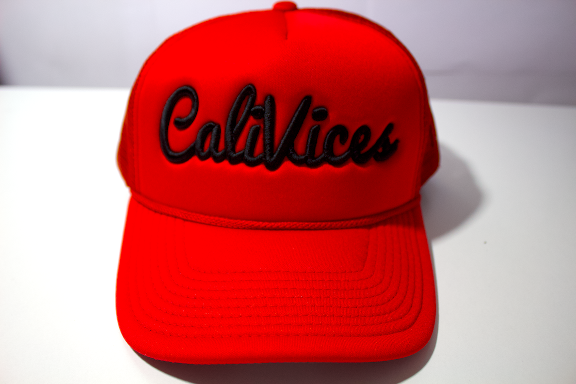 Red/Blk Trucker Caps