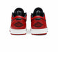Red Jordan 1s low top